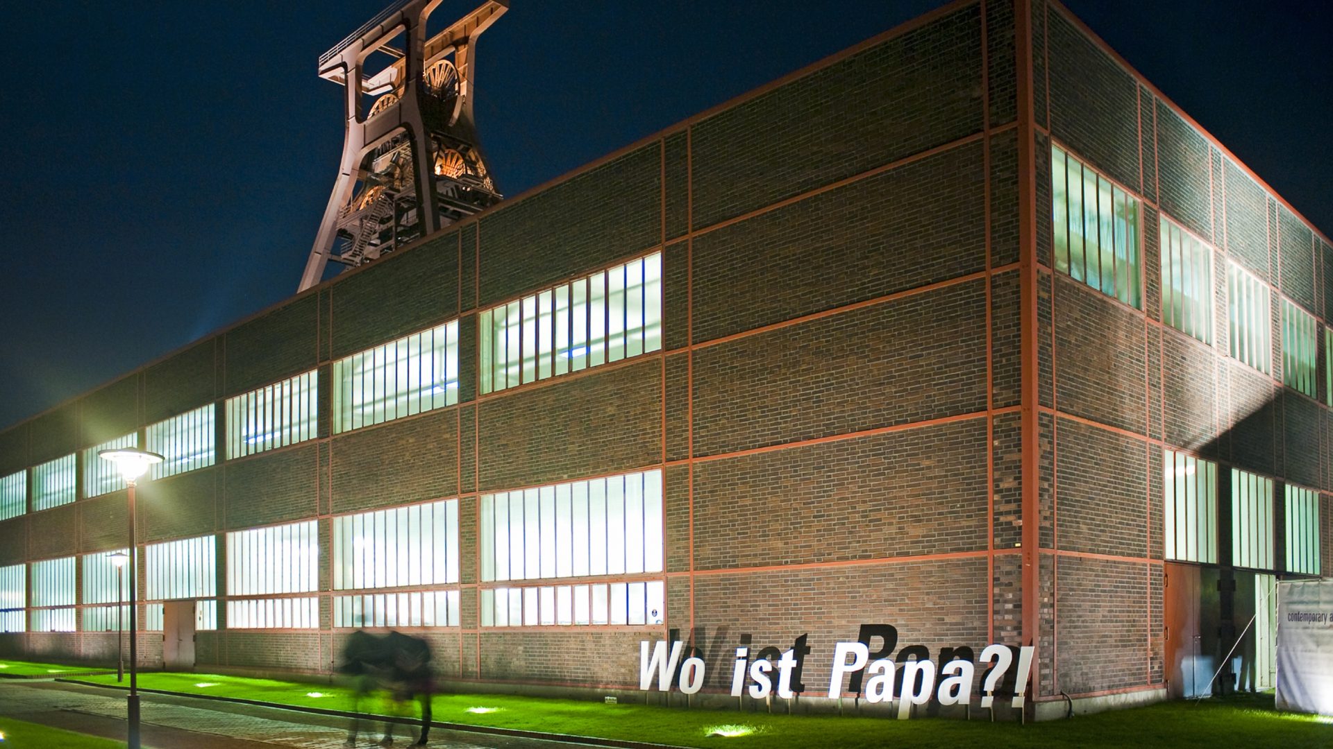 C.A.R., Stiftung Zollverein, Foto: Matthias Duschner, Textinstallation: Heiko Beck